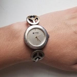 Lucky Brand Peace Sign Watch